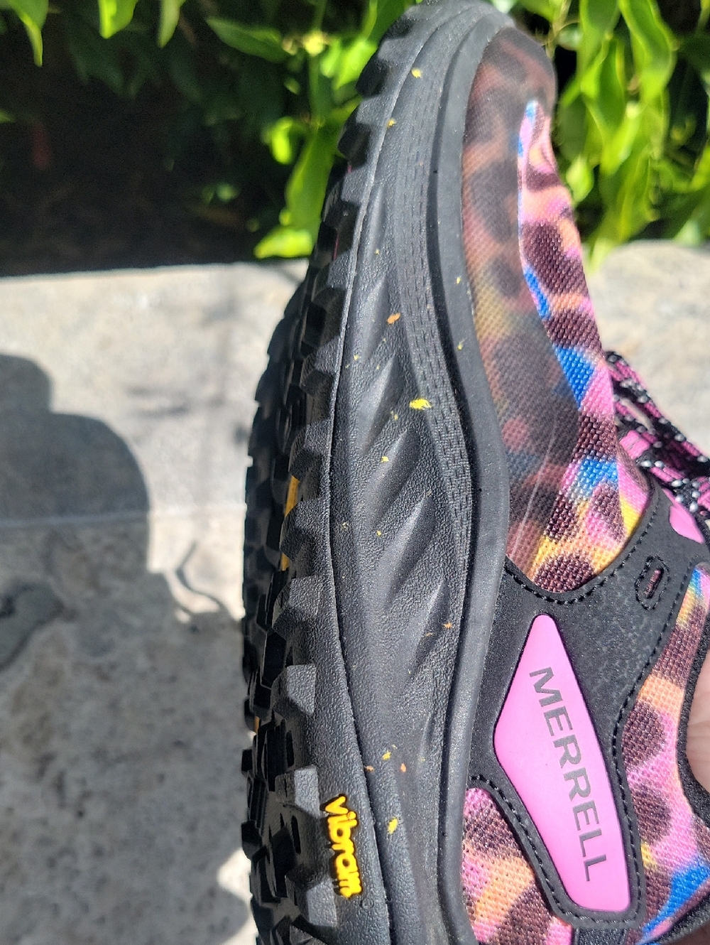 Merrell Women's Antora 3 Leopard Rainbow Hiking Shoe - Lightweight Trail Comfort - Picture 9 of 16